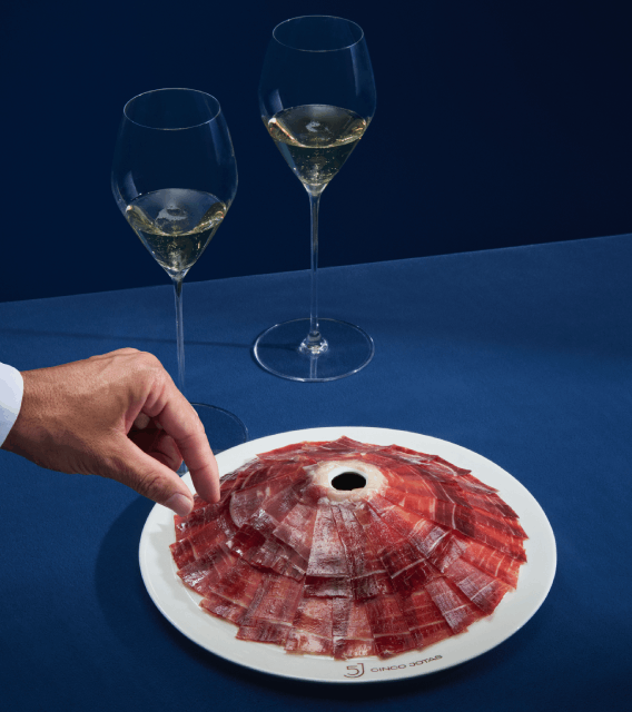 Cinco Jotas Acorn-fed 100% Ibérico Ham (Whole Bone-in Ham) 15-18 lb