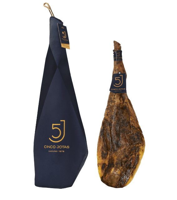 Cinco Jotas Acorn-fed 100% Ibérico Ham (Whole Bone-in Ham) 13-16 lb