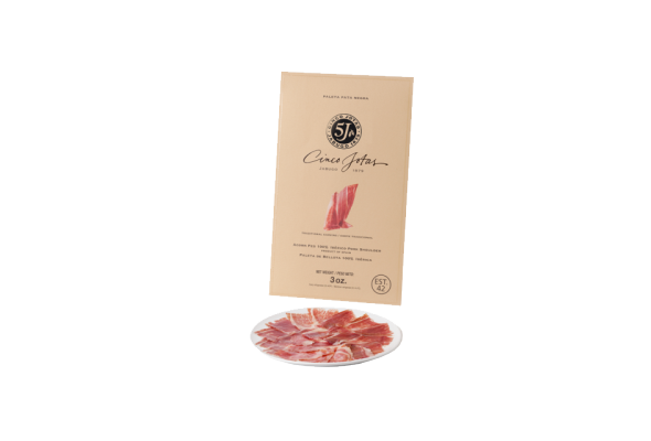  Cinco Jotas Acorn-fed 100% Ibérico Shoulder Ham Sliced 3 oz