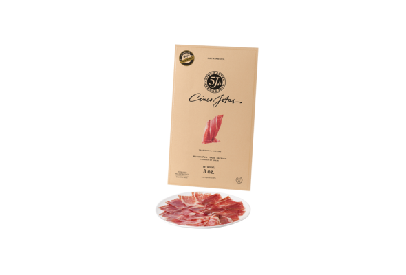  Cinco Jotas Acorn-fed 100% Ibérico Shoulder Ham Sliced 3 oz