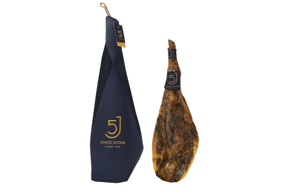 Cinco Jotas Acorn-fed 100% Ibérico Ham (Whole Bone-in Ham) 15-18 lb