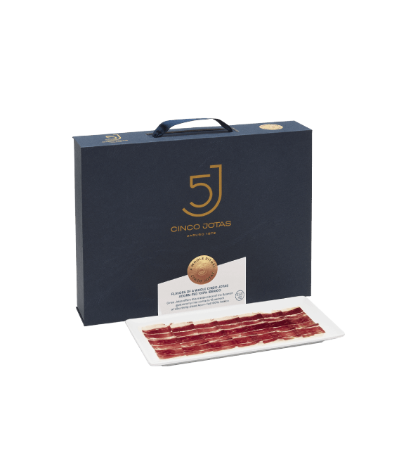 Flavours of the whole Cinco Jotas Shoulder Ham (Traditionally carved)