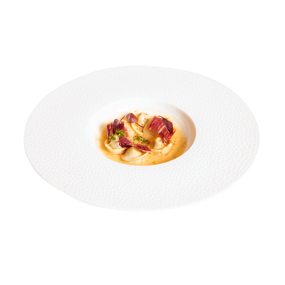 Iberico ham &RicottaTortellini